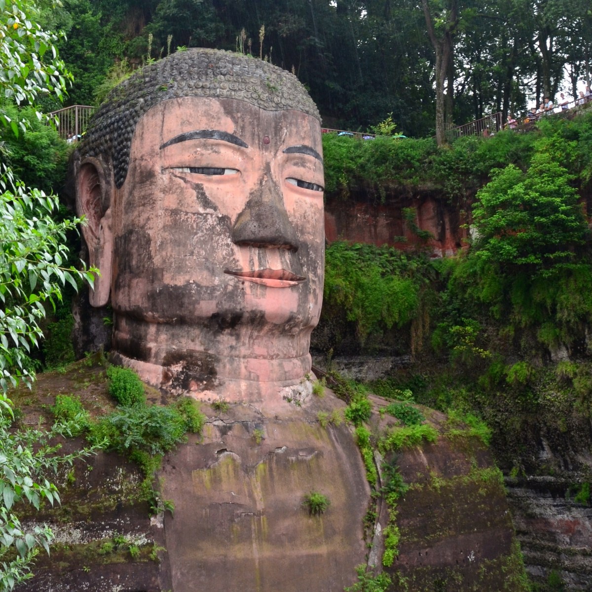 Chiny |Sichuan: Posąg Wielkiego Buddy w Leshan